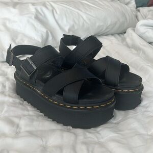 Doc Martin Platform Strappy Buckle Sandals
